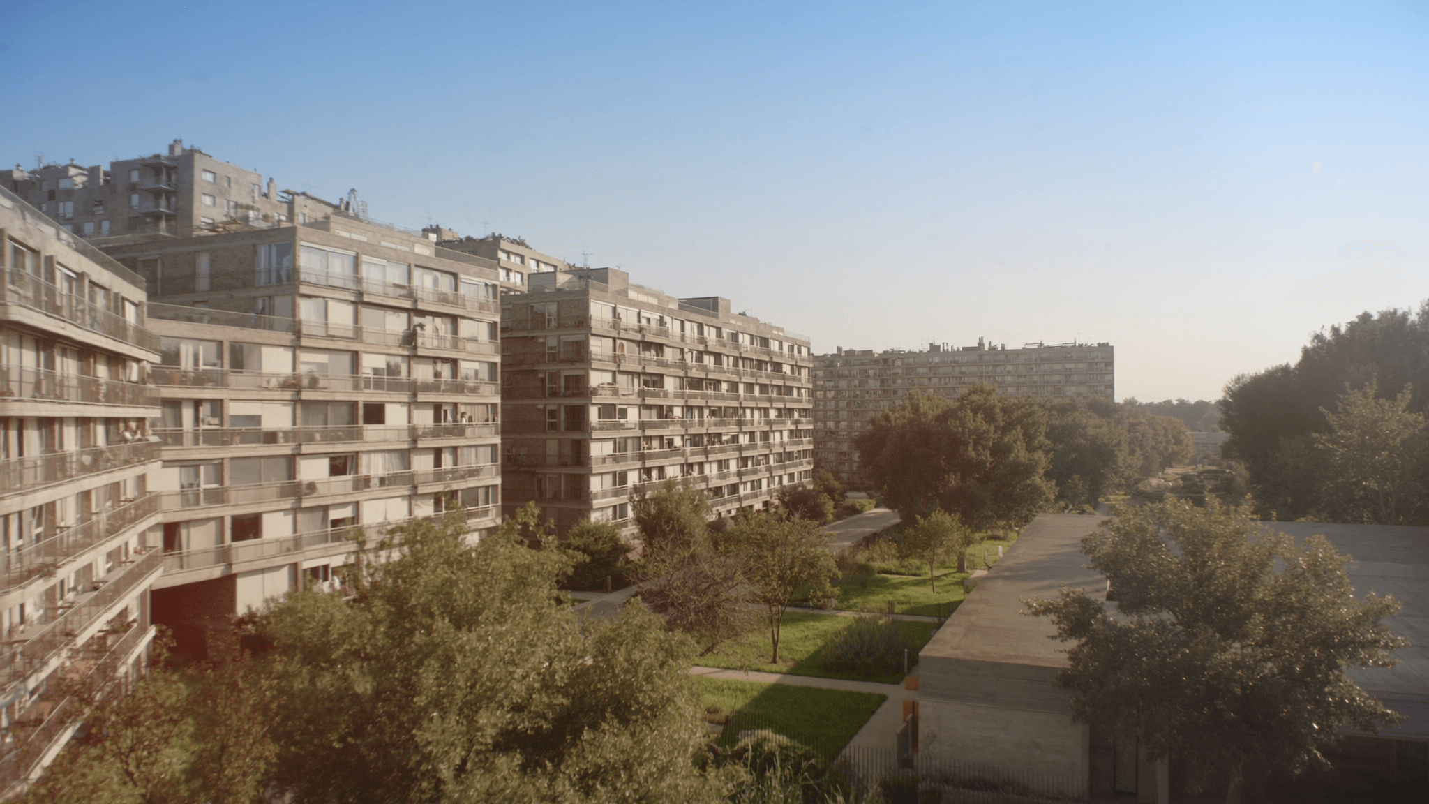 Parc de logements sociaux — efficacité énergétique avec MHF.